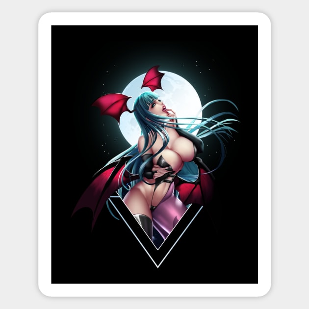 Morrigan Aensland Sticker by DDxDD